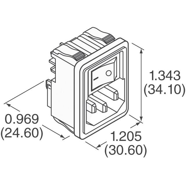 2-1609114-9 TE Connectivity Corcom Filters  Power Entry Modules (PEM)